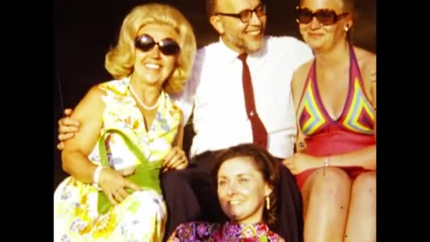 ワシントンDc 1975年8月 70年代の先輩たちの幸せな瞬間の記憶 — ストック動画