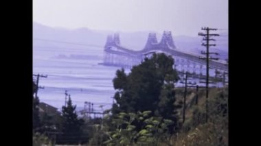 San Francisco, ABD 1974: San Francisco Golden Gate Köprüsü 70 'ler sahnesi