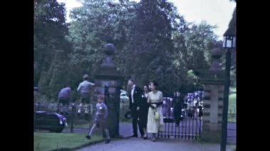 Washington DC, ABD Mayıs 1946: Misafirler 40 'lı yıllarda düğüne geldi