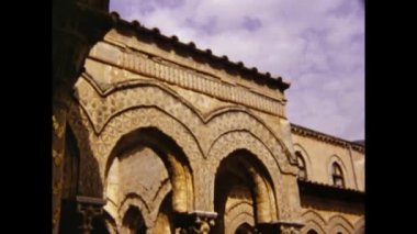 Palermo, İtalya Haziran 1975: 70 'lerde Palermo katedrali