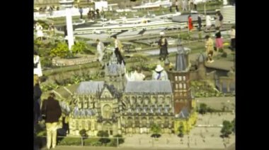 Aia, Hollanda Haziran 1980: Madurodam Park Hollanda 'da 70' lerde minyatür sahne