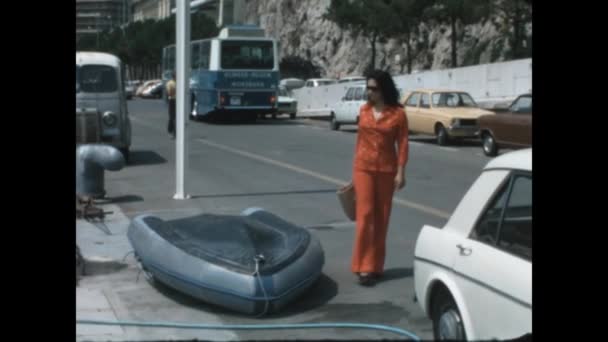 Montpellier France Ιούνιος 1973 Σκηνές Θέα Στην Πόλη Του Μονπελιέ — Αρχείο Βίντεο