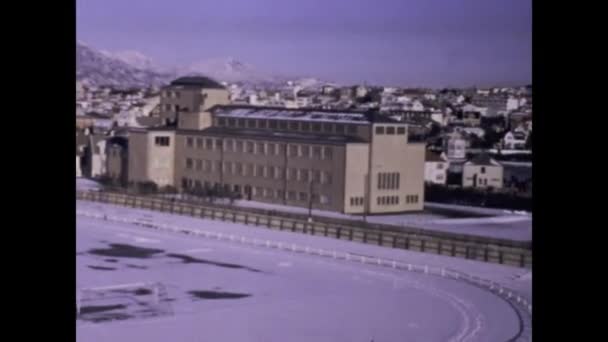 Орландо Сша Июнь 1974 Американский Город Снежной Сценой — стоковое видео