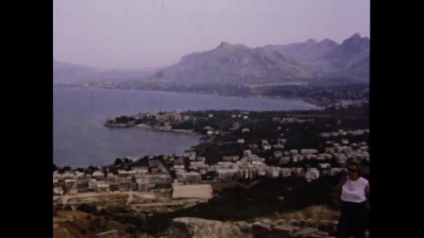 1975年6月イタリア ケファール 70年代のロッカ ケファール遺跡公園 — ストック動画