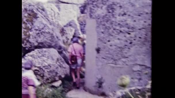 Agrigento Italy Ιούνιος 1975 Κοιλάδα Των Ναών Στο Agrigento Άποψη — Αρχείο Βίντεο