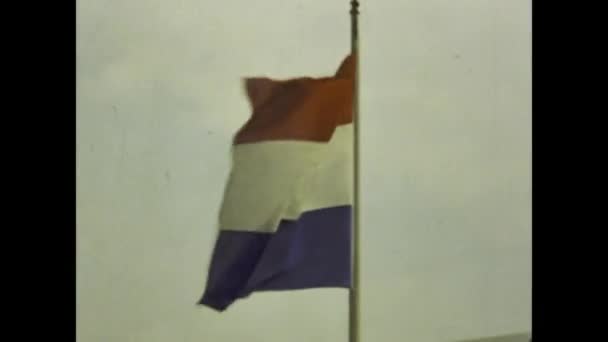 Amsterdam Nizozemí Červen 1980 Cesta Holandské Krajině Letech — Stock video