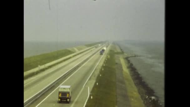 Amsterdam Olanda Iunie 1980 Turiștii Vizitează Marea Scena Olandei Anii — Videoclip de stoc