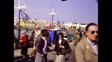 Carloforte, İtalya Haziran 1981: Carloforte Village view in 80 's