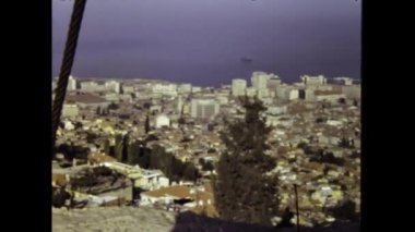 Smirne, Türkiye Haziran 1985: İzmir şehir manzarası 80 'lerde