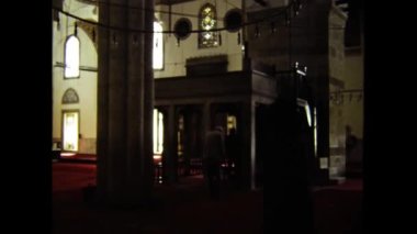 Konya, Türkiye Haziran 1985: 80 'lerde mevlana müzesi sahnesi