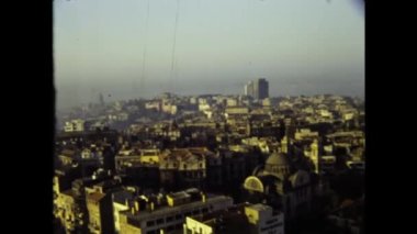 İstanbul, Türkiye Haziran 1985: İstanbul şehir manzarası 80 'lerde
