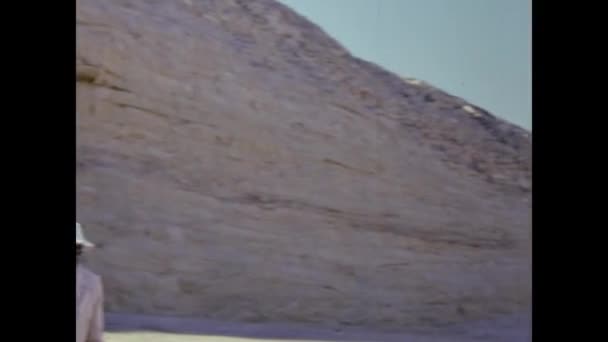 Assuan Egypten Mars 1977 Abu Simbel Tempel Utsikt Talet — Stockvideo