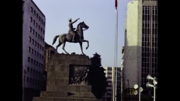 Smirne Turcja Czerwiec 1985 Scena Widokiem Miasto Izmir Latach — Wideo stockowe