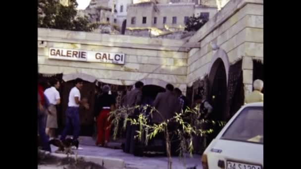 Goreme Törökország 1985 Június Szőnyeggyártás Törökországban Években — Stock videók