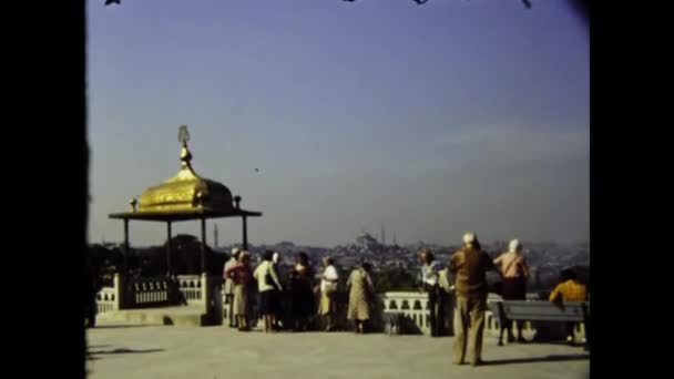Istanbul Turkiet Juni 1985 Istanbul Stadsbild Scen Talet — Stockvideo