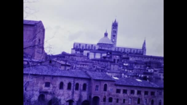 Florence Italy April 1984 Florence City View 80S — Stock Video