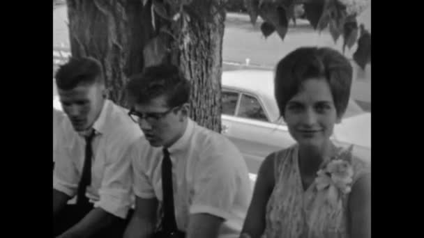 San Diego Spojené Státy Americké Květen 1955 Stará Rodina Pamatuje — Stock video