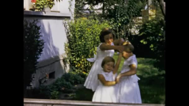 ベルリン1955年 昭和30年 50代8ミリ家族の記憶 — ストック動画