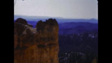 San Diego, ABD Mayıs 1947: 40 'lı yıllarda Büyük Kanyon manzarası