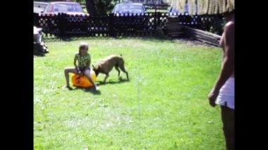 Berlin, Almanya Haziran 1976: 70 'lerdeki eski aile anıları