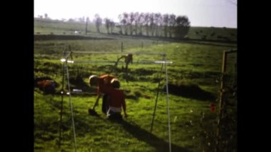 Berlin, Almanya Haziran 1976: 70 'lerdeki eski aile anıları