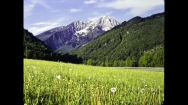 Semriach, Avusturya Haziran 1984: Avusturya dağ manzarası 80 'lerde