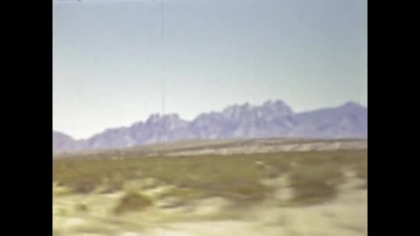 White Sands National Park United States June 1947 Mountains Desert — Stock Video