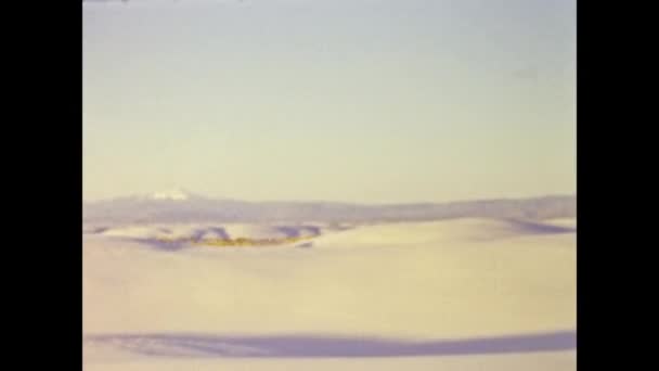 White Sands Ulusal Parkı Abd Haziran 1947 White Sands Ulusal — Stok video