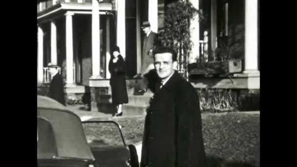 1947年 昭和22年 6月米国サンディエゴ 40年代の周辺地域の富裕層 — ストック動画