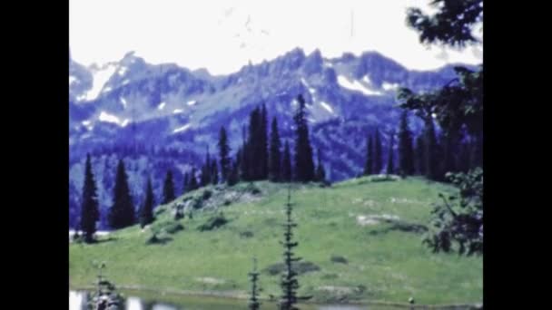San Diego United States June 1947 Beautiful Mountain Landscape 40S — Video Stock