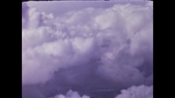 San Diego Verenigde Staten Juni 1947 Wolken Lucht — Stockvideo