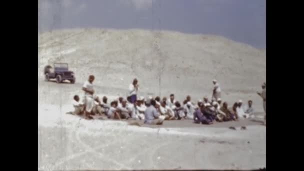 Kairo Egypten Maj 1947 Beduiner Öknen Scenen Talet — Stockvideo