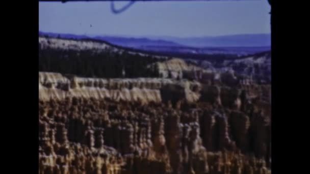 San Diego United States May 1947 Grand Canyon View Scene — Stock Video