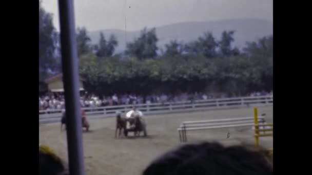 San Diego United States May 1947 Horse Racing Hippodrome 40S — Video