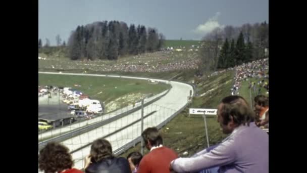 Berlijn Duitsland Juni 1976 Formule Scène Jaren — Stockvideo