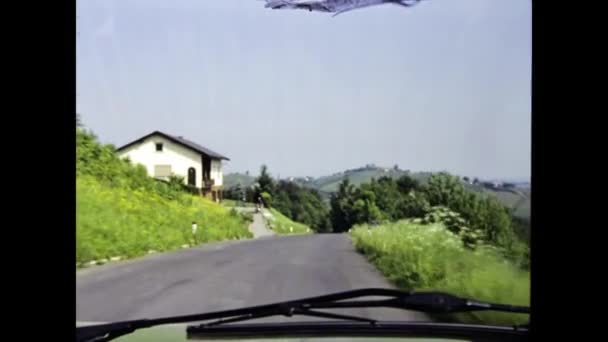 Gaberl Austria June 1984 Travel Austrian Mountain Road Scene 80S — 비디오