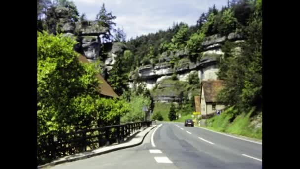 Gaberl Austria June 1984 Austria Mountain Village View 80S — Vídeos de Stock