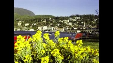 Como Lake, İtalya 1984: Como 80 'lerdeki manzara ve köy sahnesi gibi