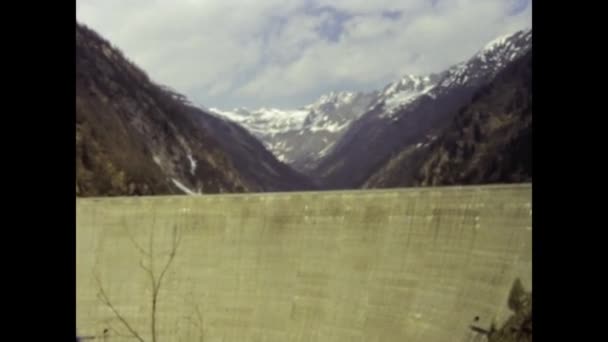 Ascona Schweiz Mai 1984 Naturkulisse Der Dolomiten Den 80Er Jahren — Stockvideo