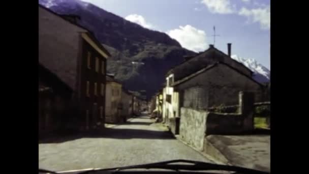 Dolomiterna Italien Kan 1984 Resor Genom Dolomiterna Talet — Stockvideo