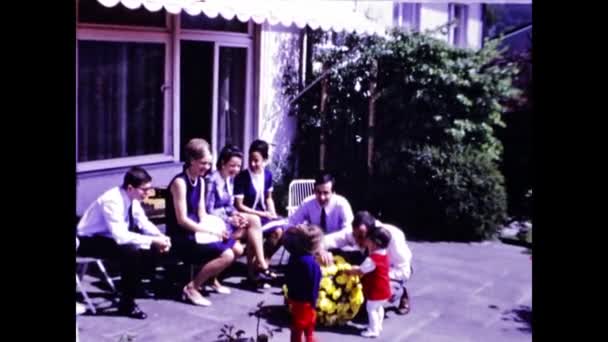 Zürich Schweiz Mai 1974 Familienerinnerungen Den 70Er Jahren — Stockvideo