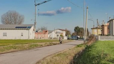 Small Town Road in Po Valley