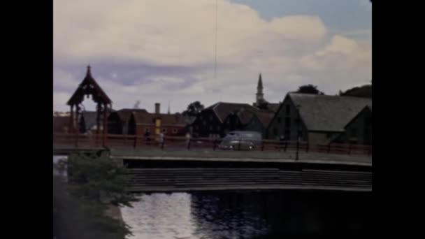 Kopenhaga Dania Może 1968 Poznaj Krajobraz Kopenhagi 1960 Roku Tym — Wideo stockowe