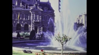 Ledergues, France may 1975: Experience the breathtaking landscape of Ledergues in this historical video from the 1970s