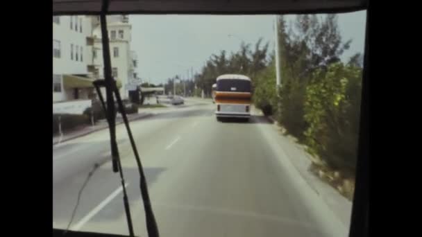 Miami Stany Zjednoczone Czerwiec 1979 Historyczny Film Przedstawiający Malowniczy Widok — Wideo stockowe
