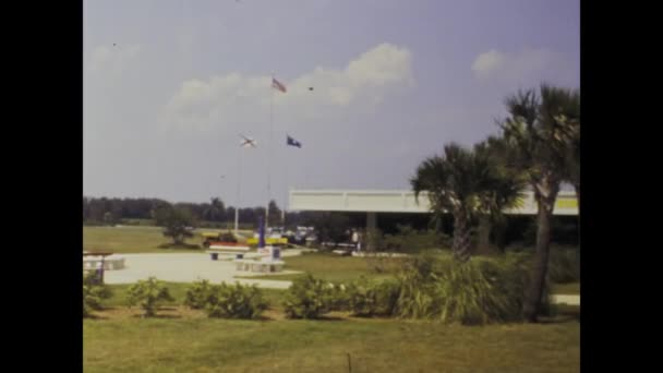 Miami Stany Zjednoczone Czerwiec 1979 Historyczne Wideo Pokazujące Kennedy Space — Wideo stockowe