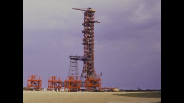 Miami United States June 1979 Historical Video Showcasing Kennedy Space — ストック動画