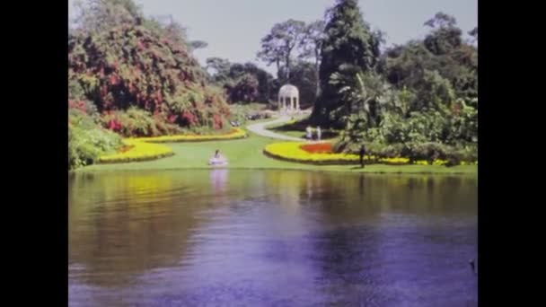 Miami United States June 1979 Historical Video Showcasing Cypress Gardens — 图库视频影像