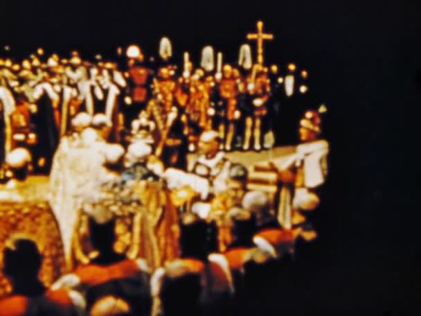 Londres Reino Unido Junho 1953 Volte Tempo Testemunhe Cerimônia Coroação — Vídeo de Stock