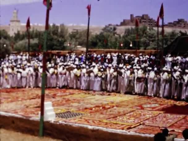 Ouarzazate France May 1974 Zažijte Krásu Radost Fete Des Roses — Stock video